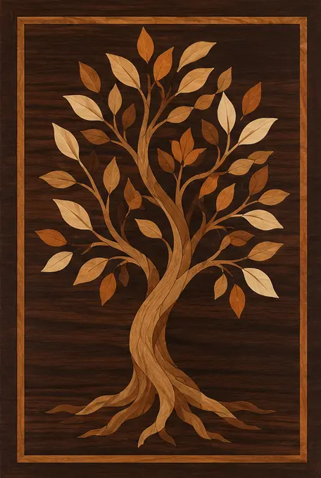 Custom Marquetry Pressed Panels Dubai