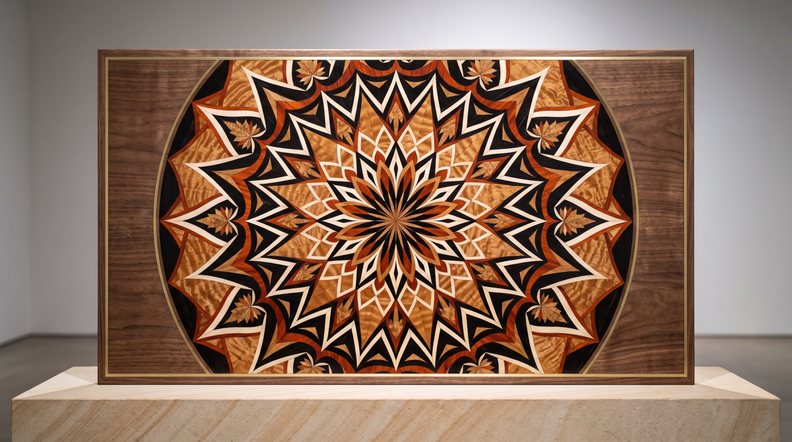 Wood Marquetry Pressed on MDF