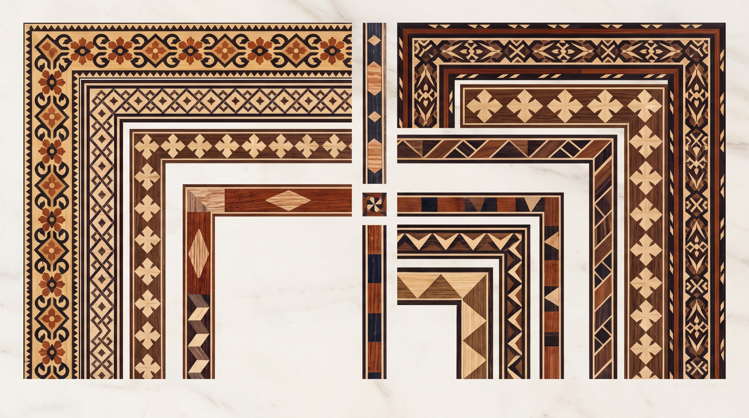 Precision Timber Marquetry Design